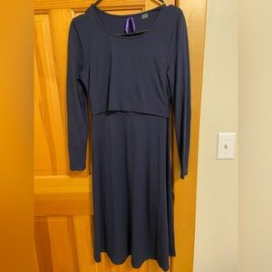 Seraphine navy blue maternity size 2 dress